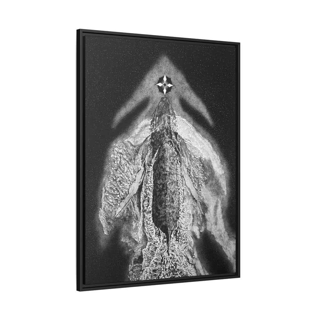 Framed Canvas Print - On the Nose
