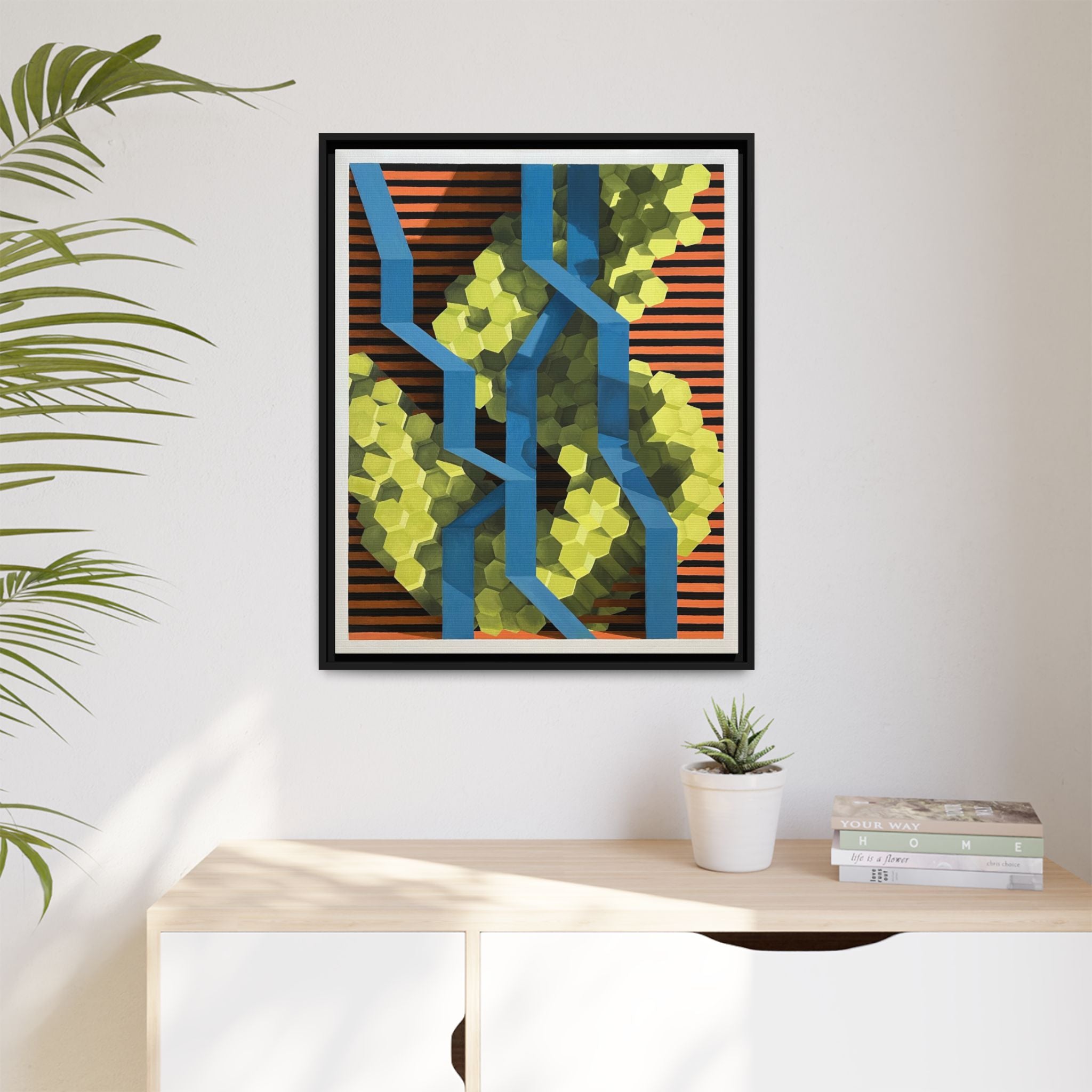 Framed Canvas Print - Render 1