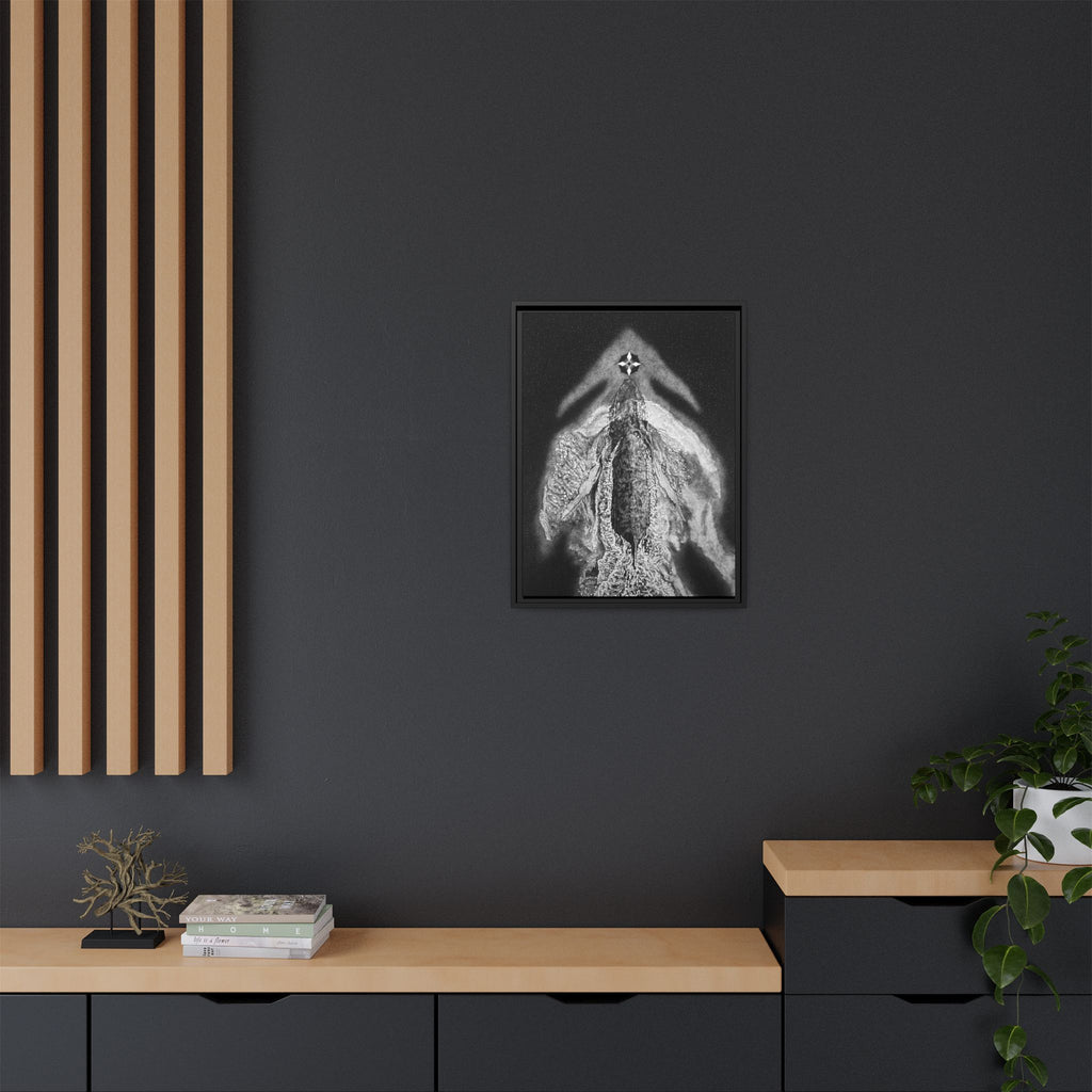 Framed Canvas Print - On the Nose