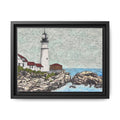 Portland Head Light -Framed Canvas Print