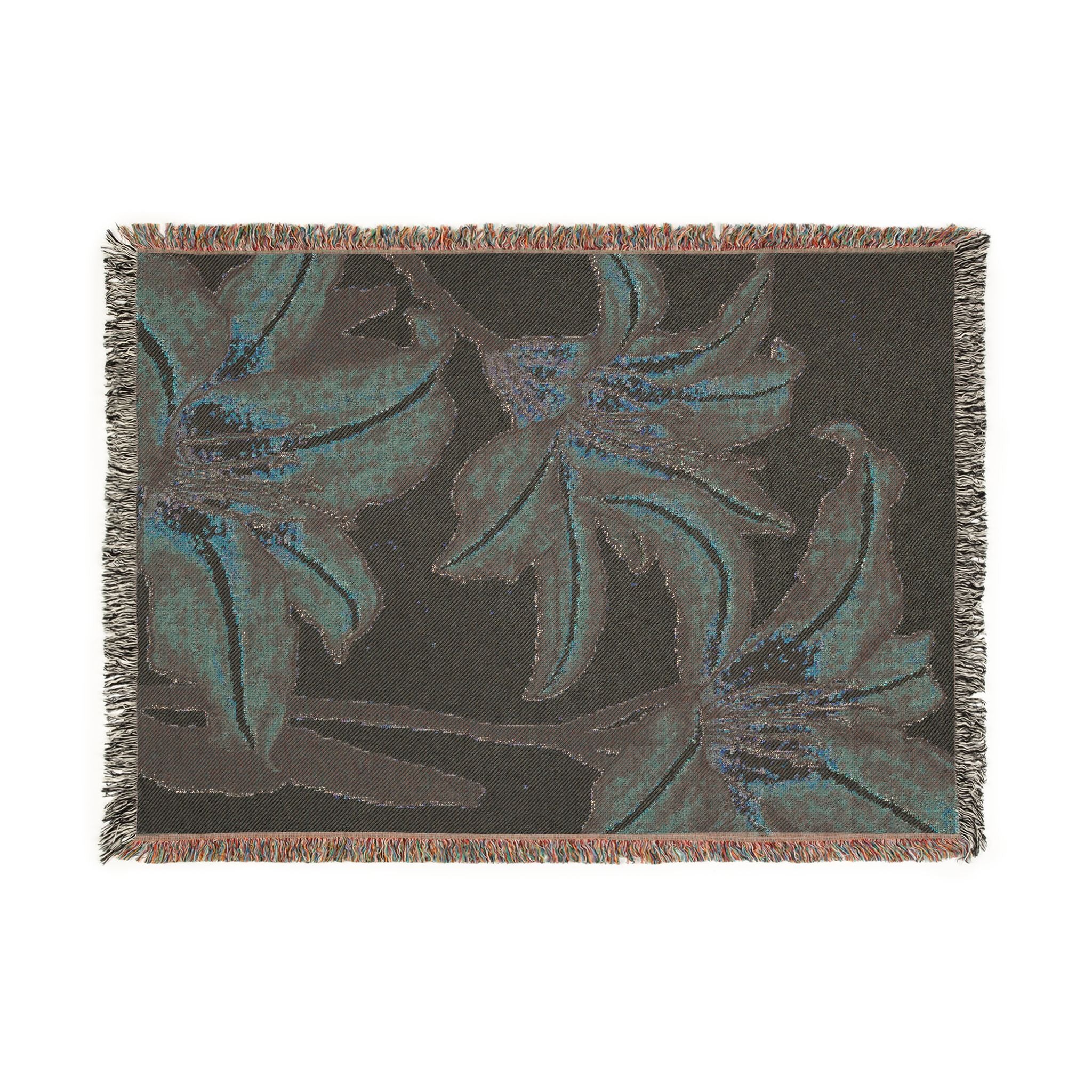 Lilies - Woven Blanket