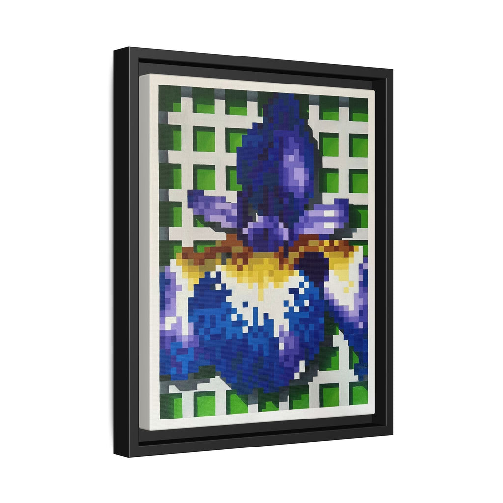 Iris 1 Painting - Framed Canvas Print