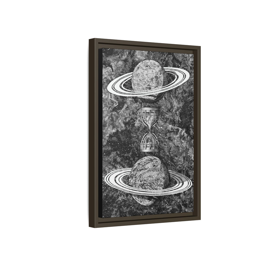Gravity - Framed Canvas Print