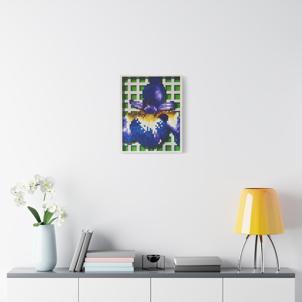 Iris 1 Painting - Canvas Print