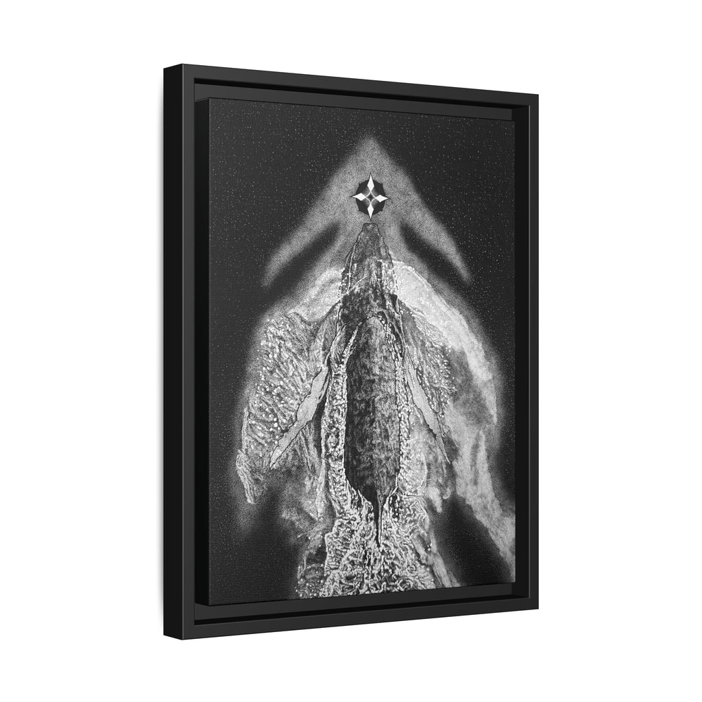 Framed Canvas Print - On the Nose