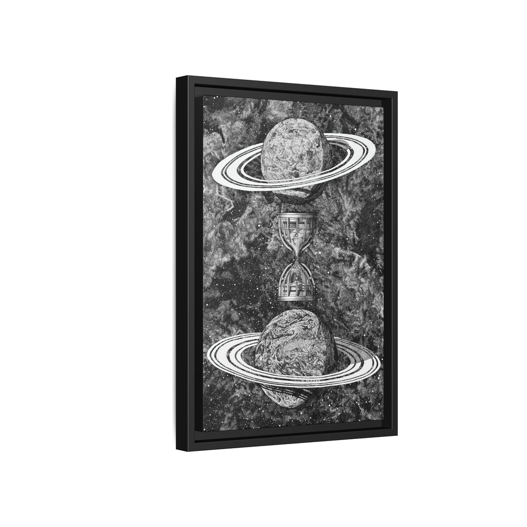 Gravity - Framed Canvas Print