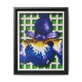 Iris 1 Painting - Framed Canvas Print
