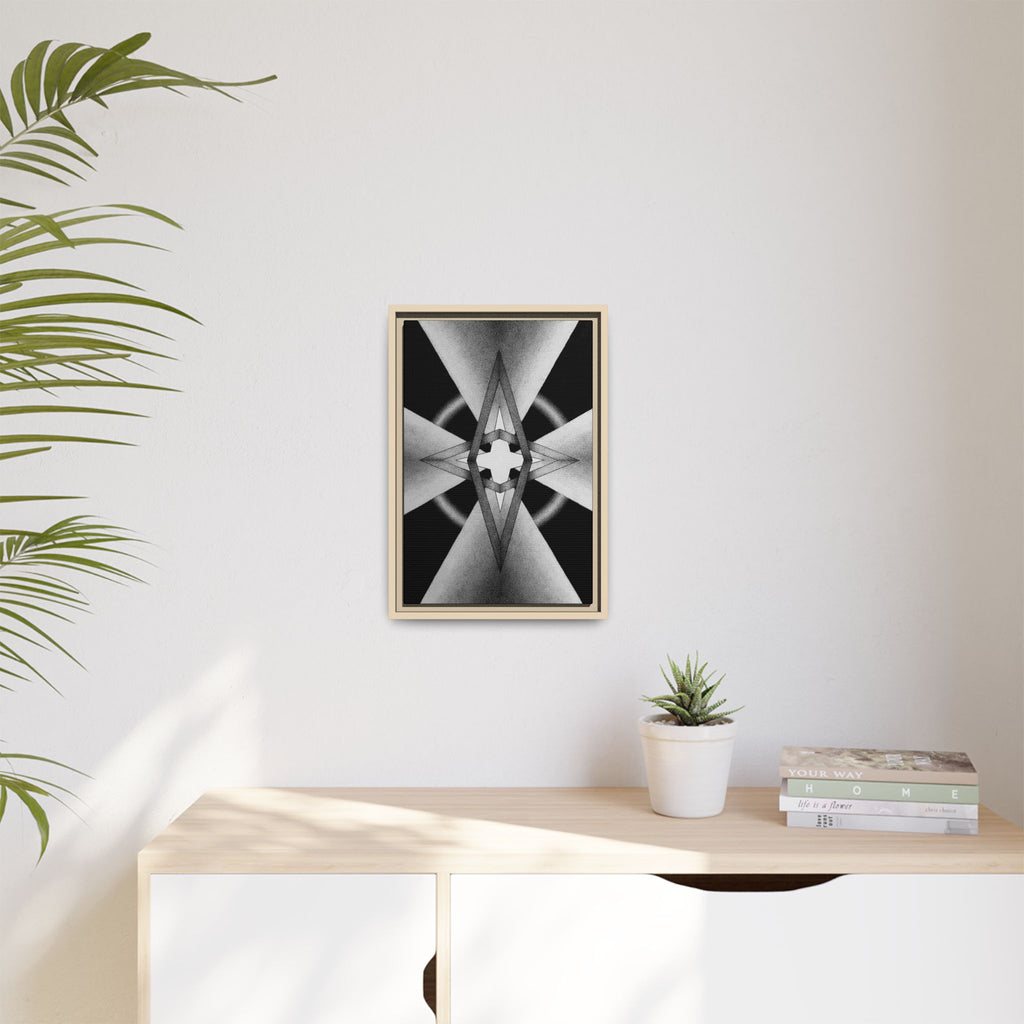 Framed Canvas Print - The Star
