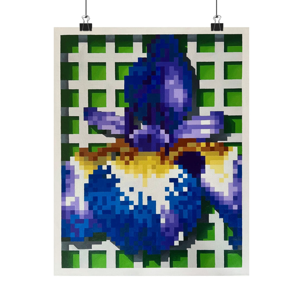 Poster - Iris 1 Painting