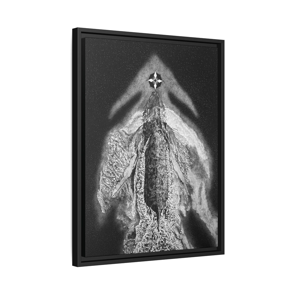 Framed Canvas Print - On the Nose