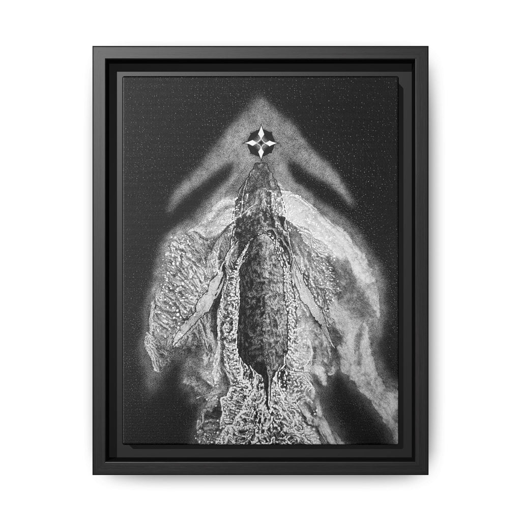 Framed Canvas Print - On the Nose