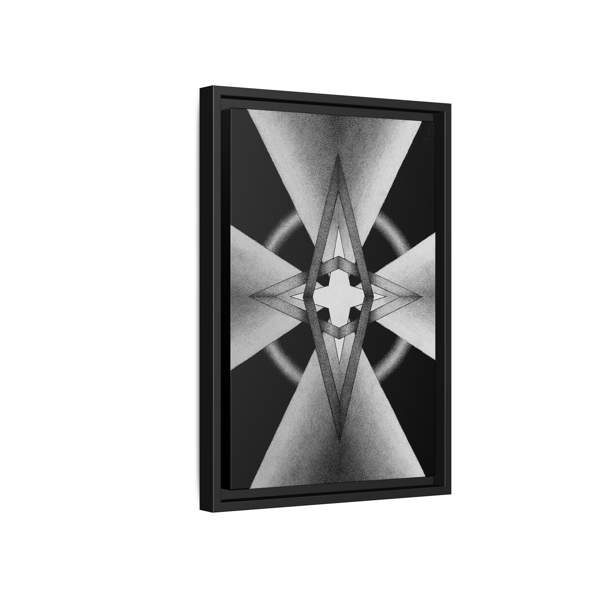 Framed Canvas Print - The Star