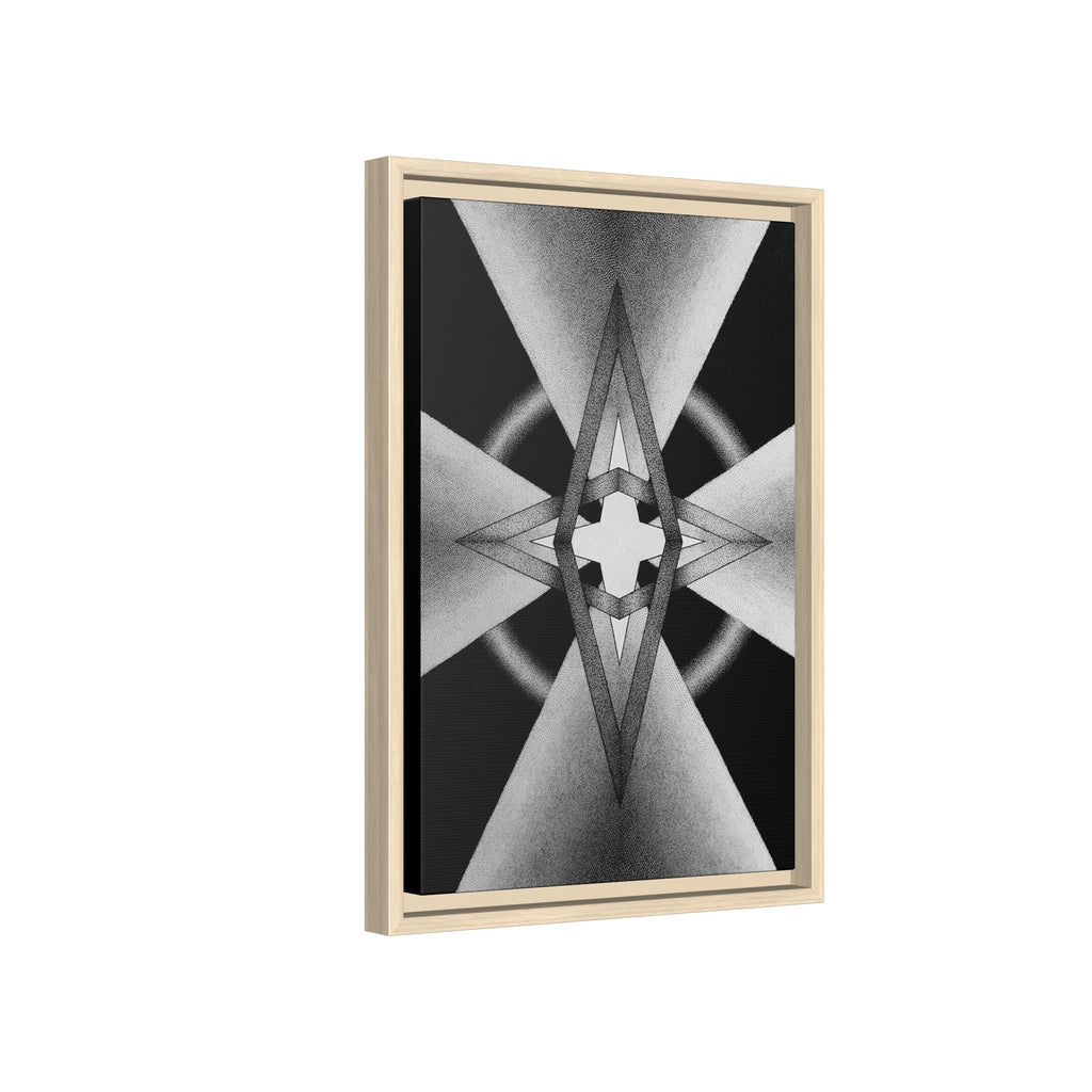 Framed Canvas Print - The Star