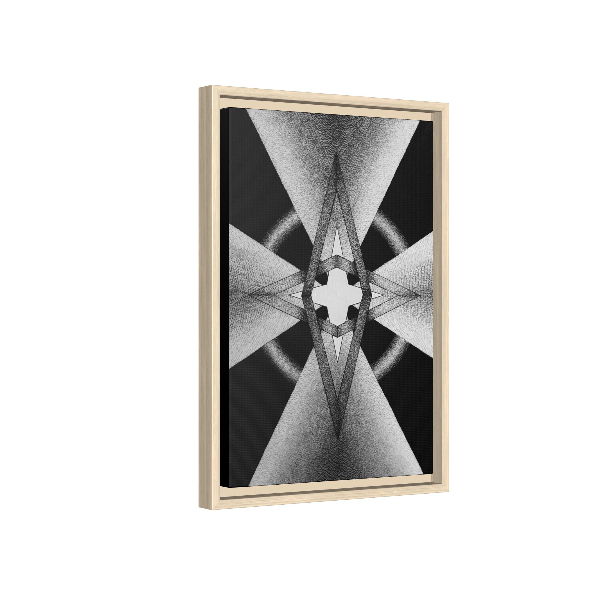 Framed Canvas Print - The Star