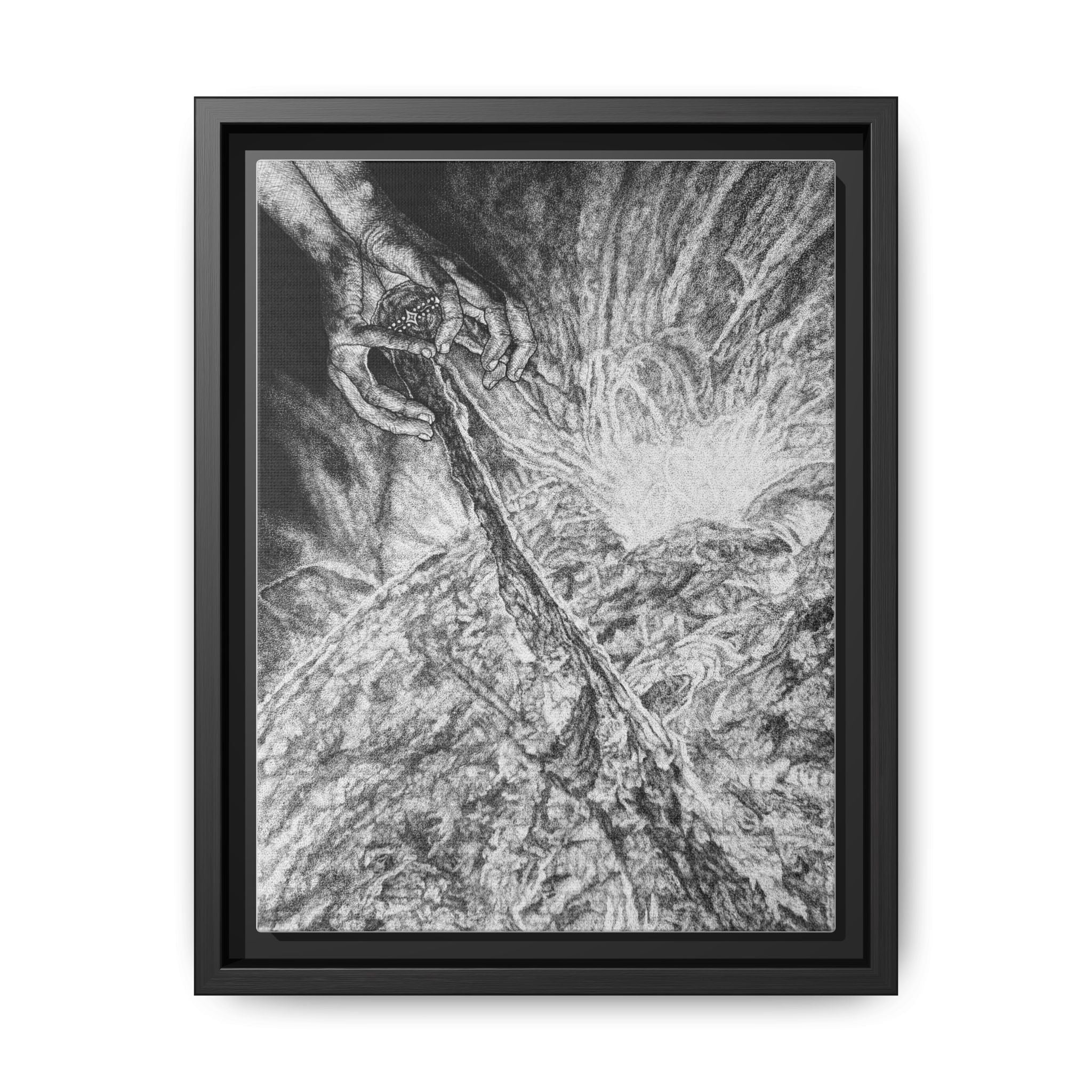 Framed Canvas Print - Rebirth