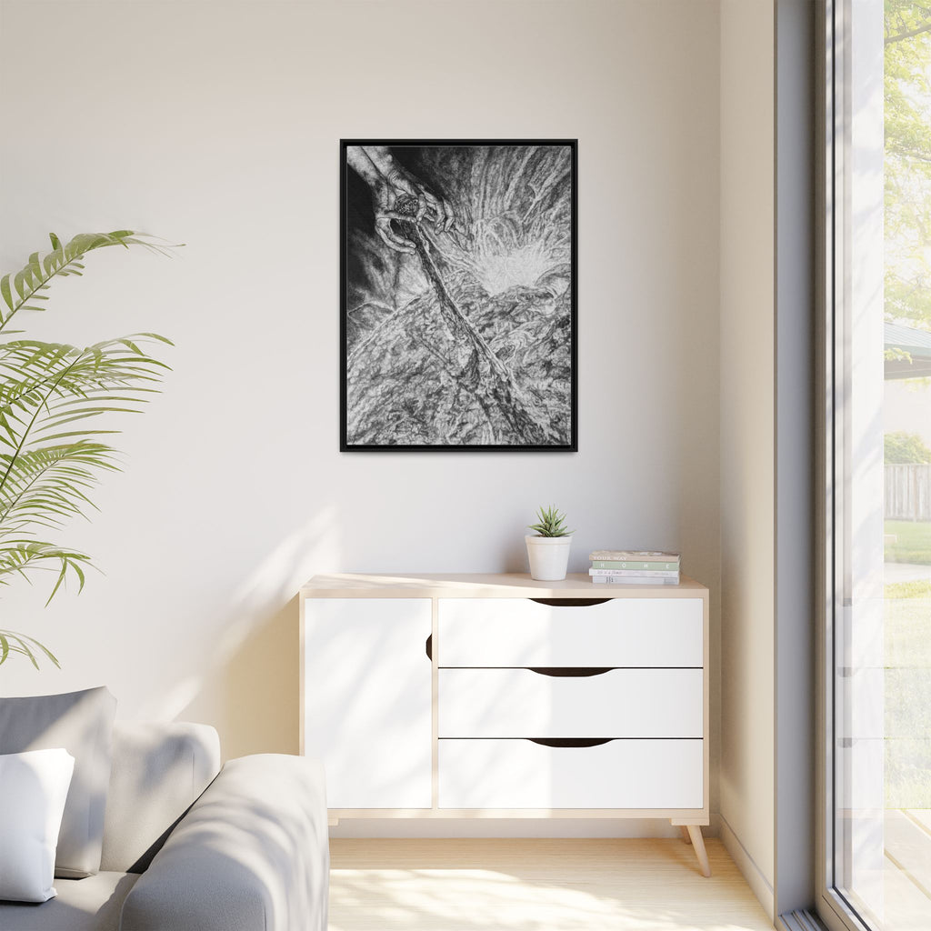 Framed Canvas Print - Rebirth