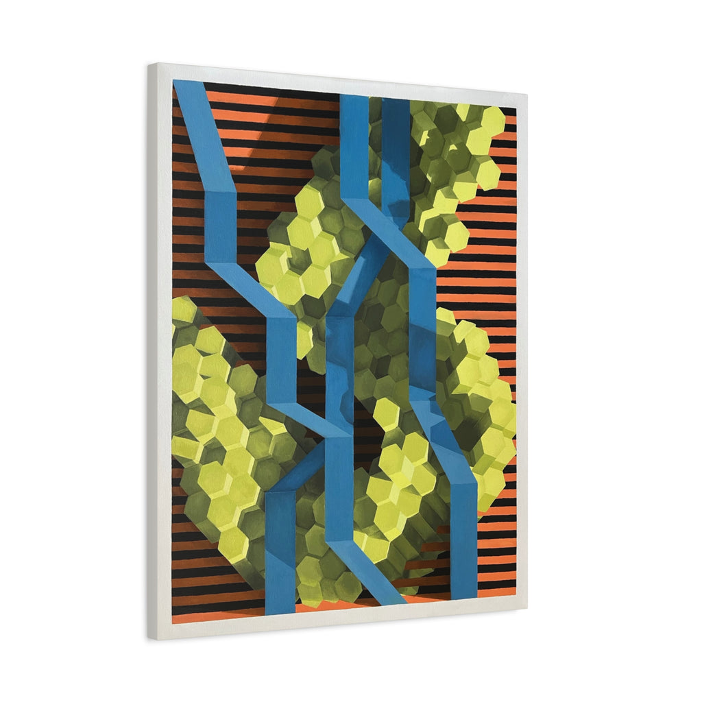 Render 1 Painting - Canvas Print