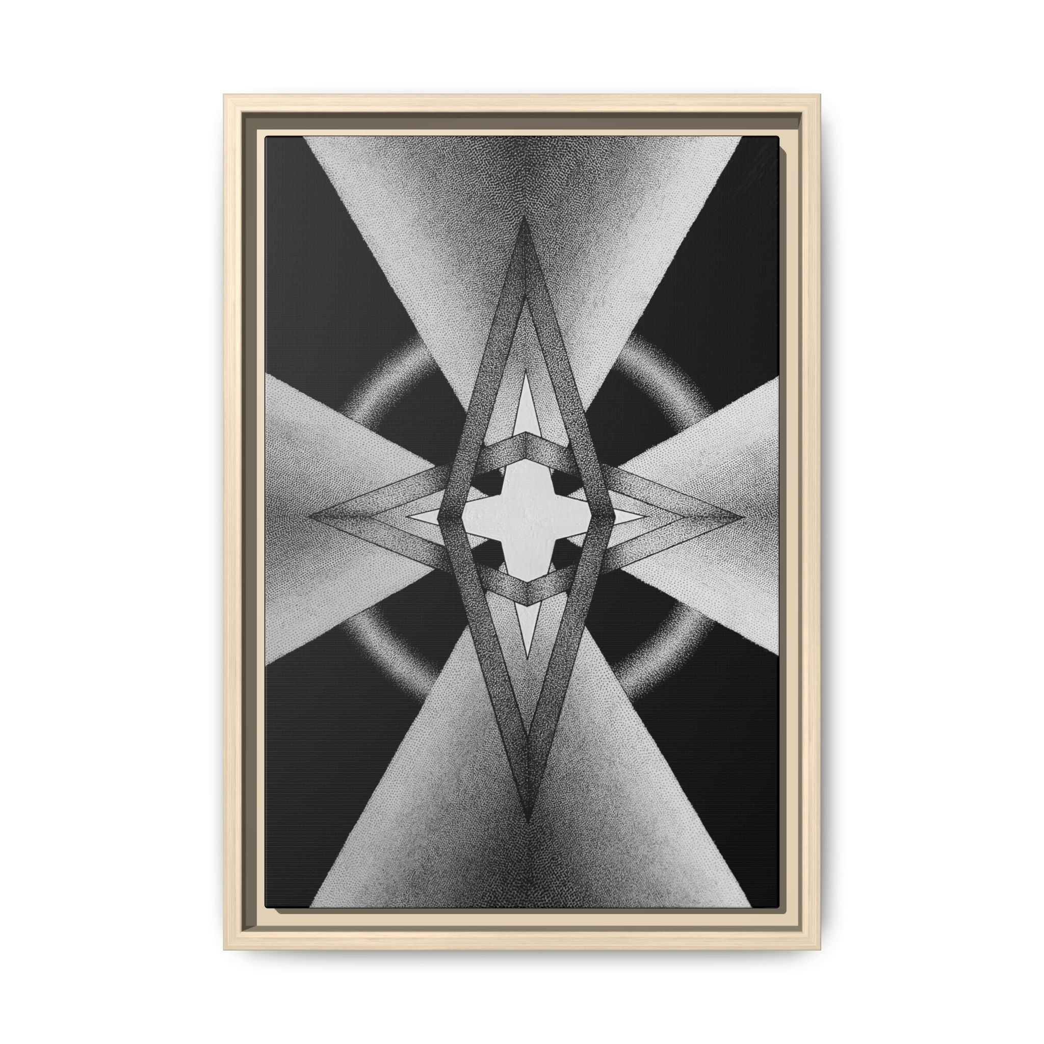 Framed Canvas Print - The Star