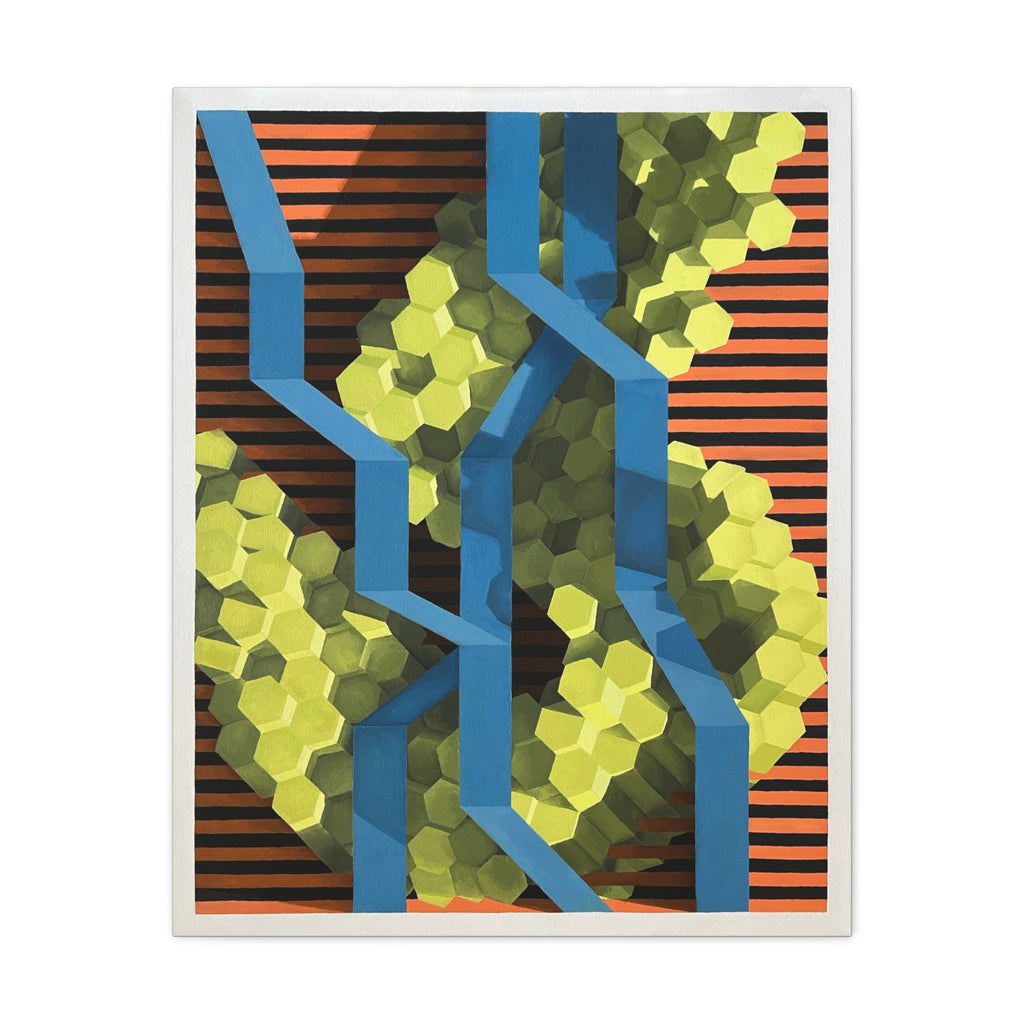Render 1 Painting - Canvas Print