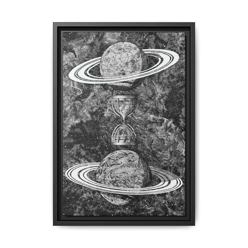 Gravity - Framed Canvas Print