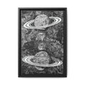 Gravity - Framed Canvas Print