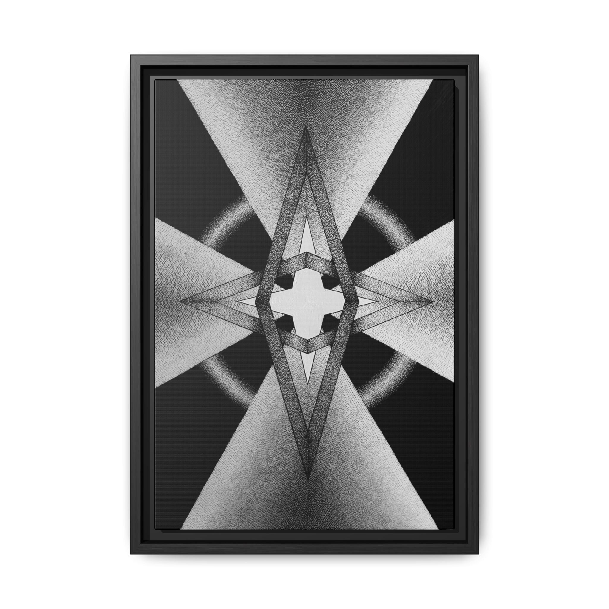 Framed Canvas Print - The Star