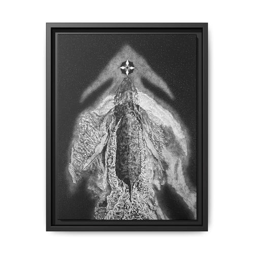 Framed Canvas Print - On the Nose