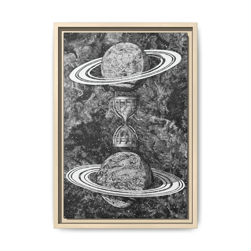 Gravity - Framed Canvas Print