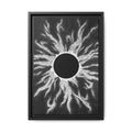 Framed Canvas Print - The Void Moon