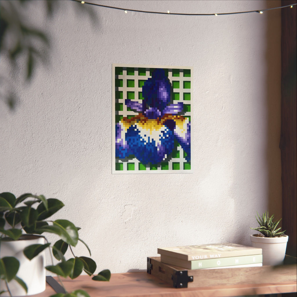Iris 1 Painting - Poster