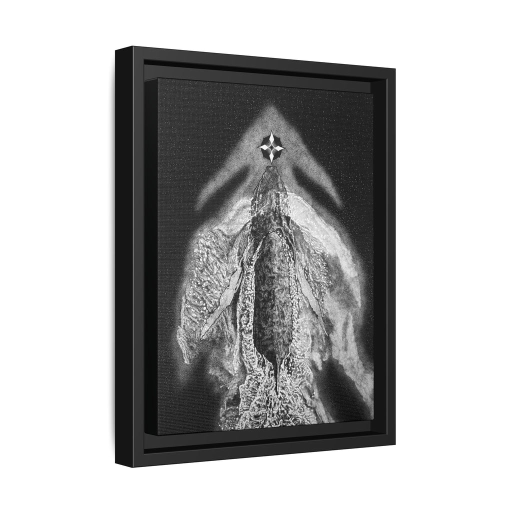 Framed Canvas Print - On the Nose