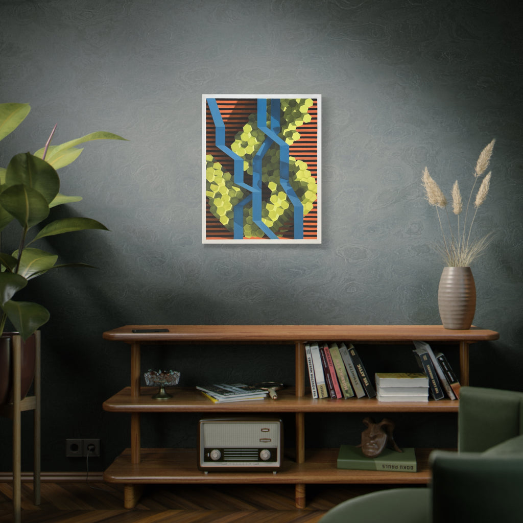 Render 1 Painting - Canvas Print
