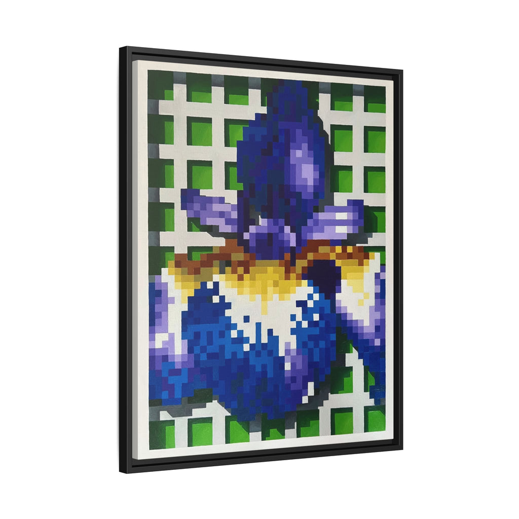 Iris 1 Painting - Framed Canvas Print