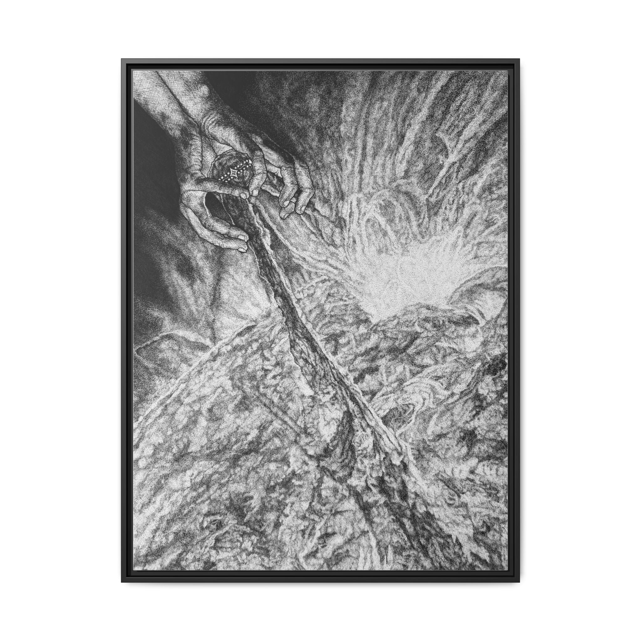 Framed Canvas Print - Rebirth