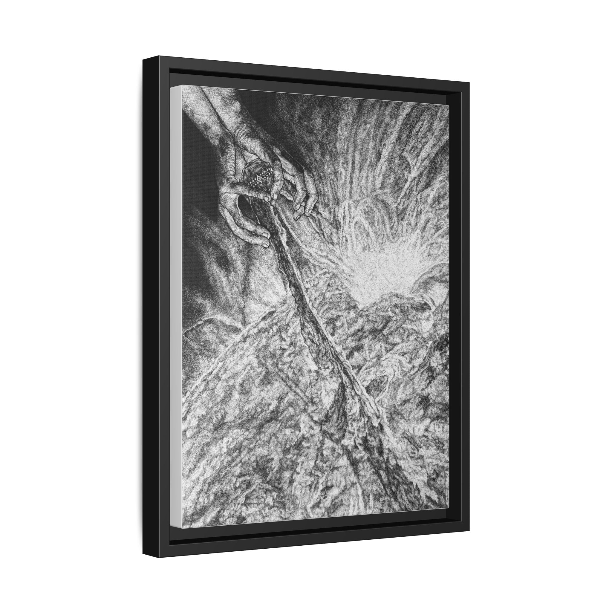 Framed Canvas Print - Rebirth