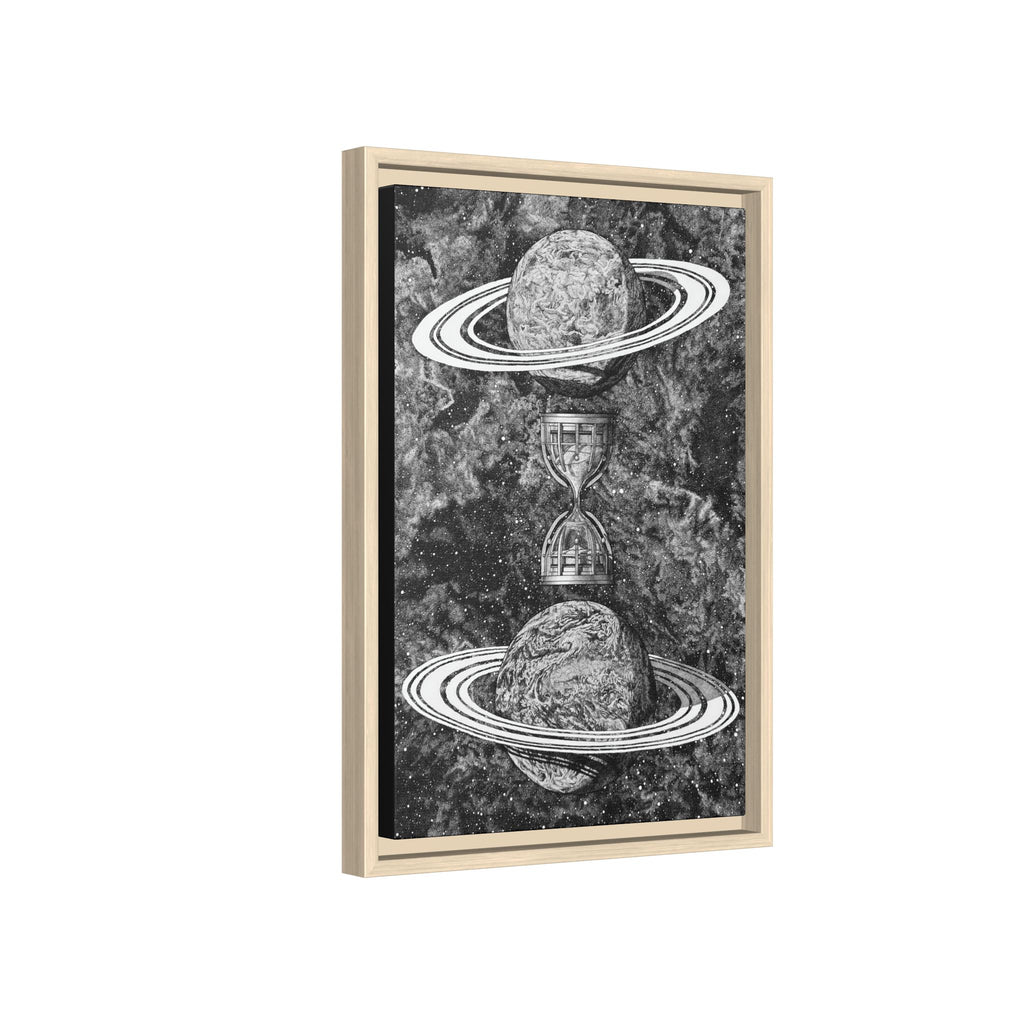 Gravity - Framed Canvas Print