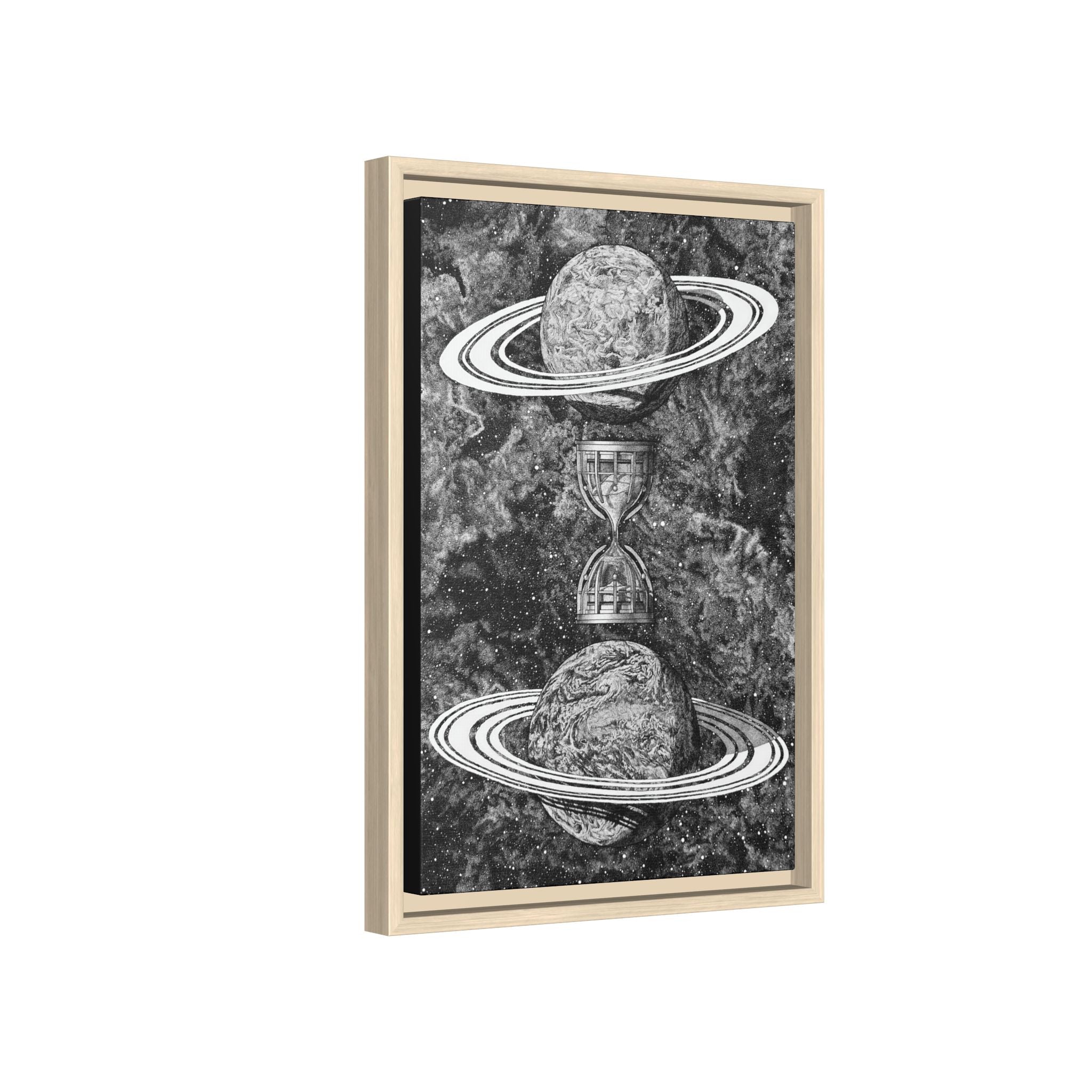 Gravity - Framed Canvas Print