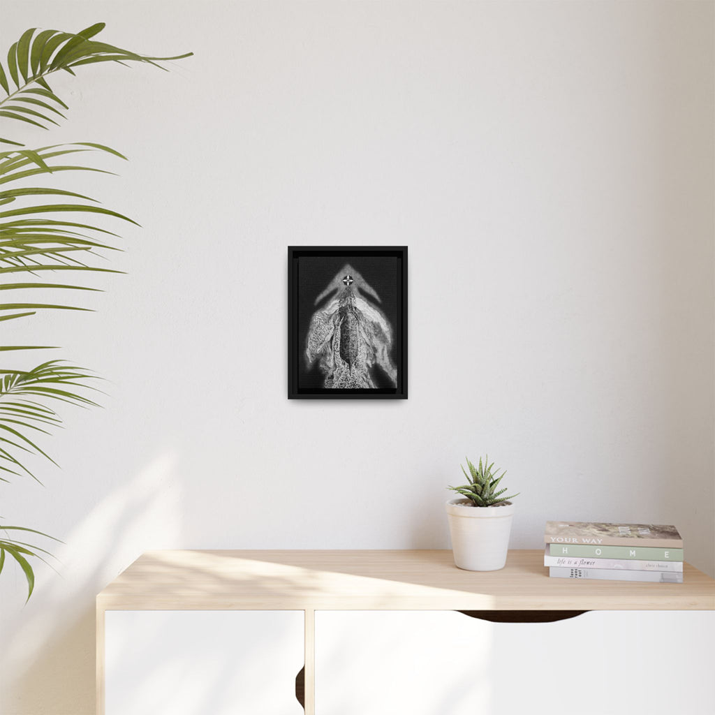 Framed Canvas Print - On the Nose